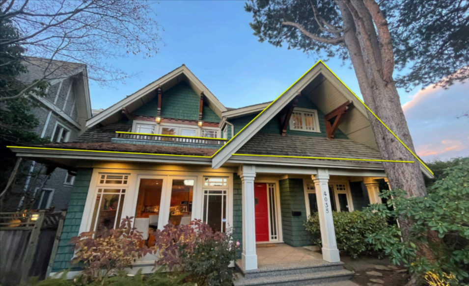 west side heritage home holiday lighting installation